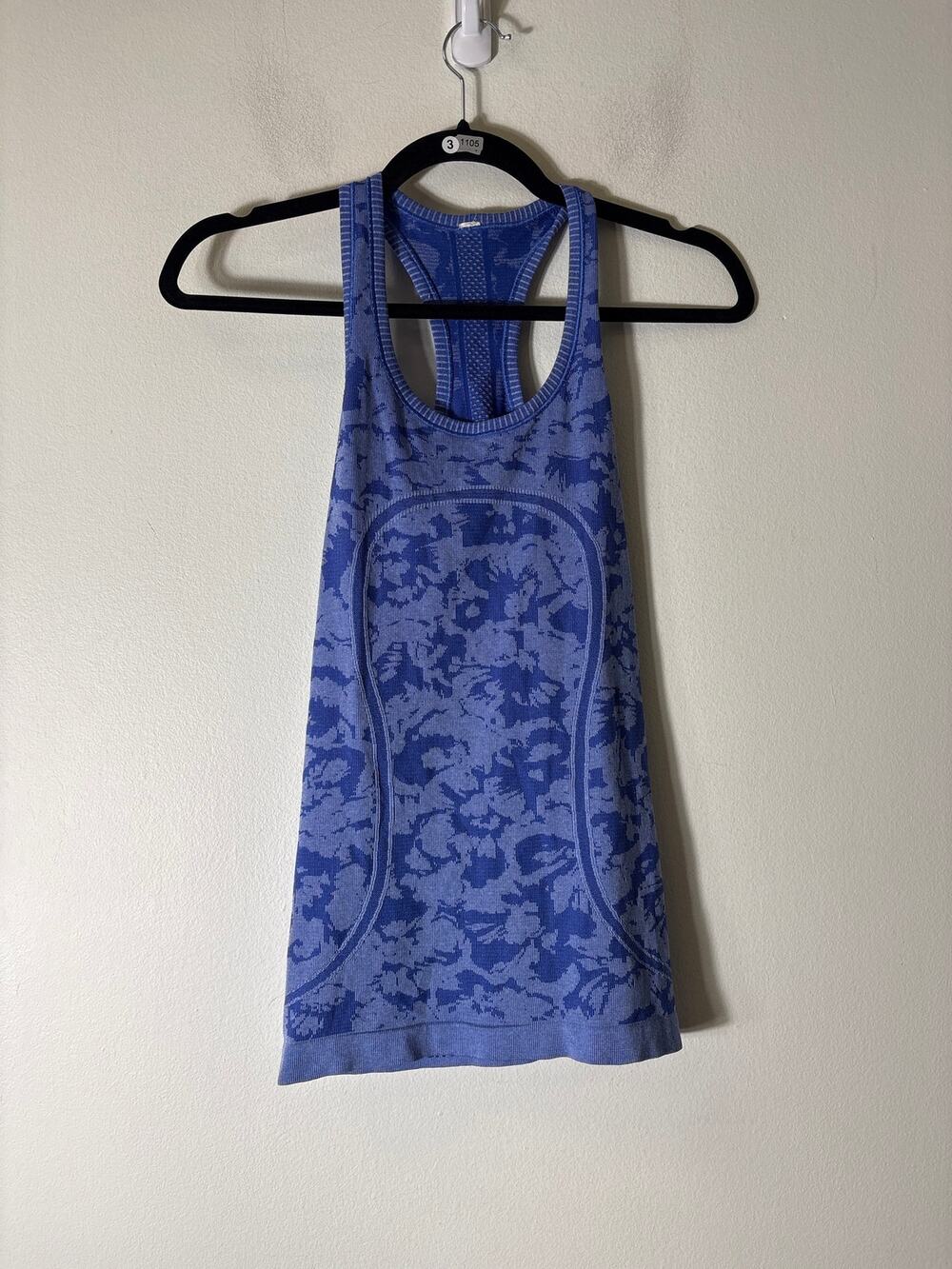 Lululemon Bright Blue Racerback Athletic Tank Sz 4